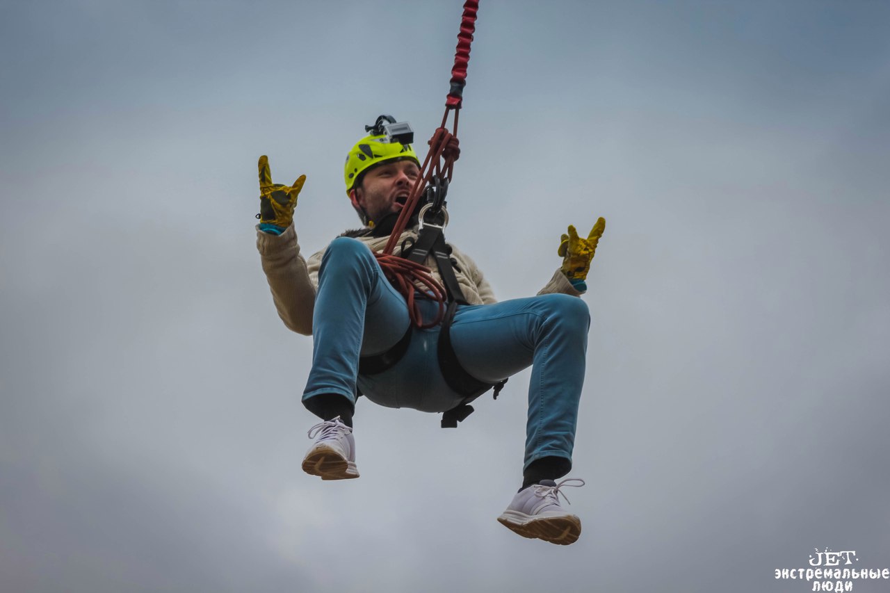 прыжки с тарзанки (роупджампинг) в Москве. Клуб Rope-Jumper